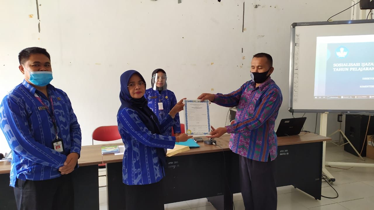 Blangko Ijazah SMP TP. 2019-2020 Diserahkan ke Sekolah
